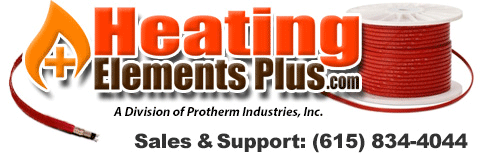 Heating elements plus logo